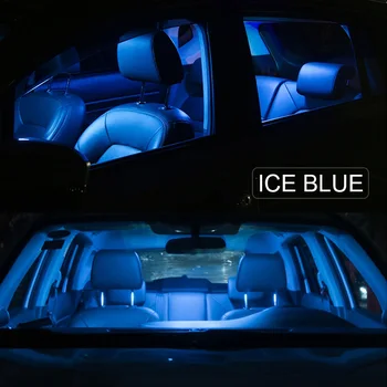 Už 2003-2017 Mitsubishi Ulonas Baltos spalvos automobilių reikmenys Canbus Klaidų, LED Interjero Šviesos Rinkinys Žemėlapis Dome Licenciją plokštelės šviesos