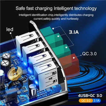 USB Įkroviklis Greitai Įkrauti 4.0 3.0 Greito Įkrovimo Kroviklis Samsung S20 S21 Ultra S10 S9 S8 