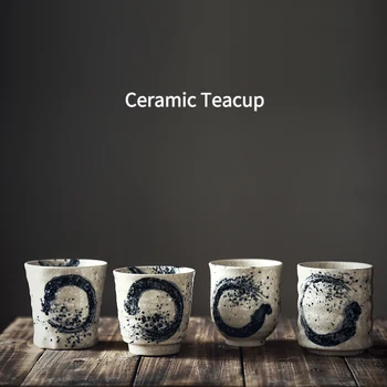 Japonų Stiliaus Teacup Vandens Puodelį Tauriosios Keramikos, Rankomis dažyti Kungfu Teacup Virtuvė Drinkware