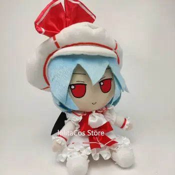 Japonijos Anime TouHou Project Remilia Scarlet Fumo Fumo Cosplay Mielas Pliušinis Lėlės Įdaryti Mesti Pagalvės Sėdi Žaislas Berniukas Mergaitė Kalėdų Dovana