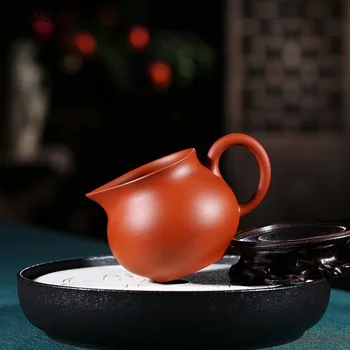 Yixing Klasikinis Raudonos Molio Tikroji Rankų darbo Taurės Cha Hai Teacup Kinų Arbatos rinkinys, Priedai Drinkware Arbatos ceremonija prekių 270ml