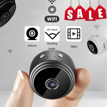 A9 Mini kamera, WiFi Kamera HD Versija Micro Balso, Vaizdo, Wireless, Diktofonas, Stebėjimo kameros, Mini vaizdo Kameros, IP Kameros