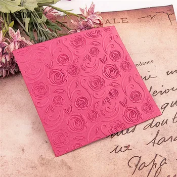 KARŠTO plastiko rose amatų kortelės popieriaus kortelės albumo vestuvių dekoravimas įrašą Įspaudas katalogai