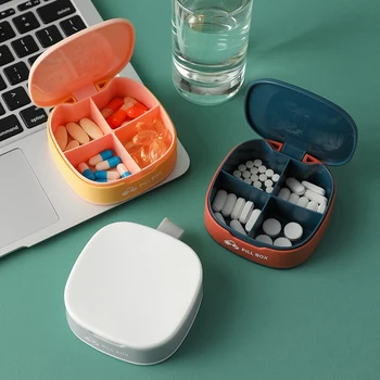 Nešiojamų Mini Tabletes Atvejais, Papuošalai Saldainiai Talpinimo Vitamino Medicina Tablečių Dėžutė Atveju Konteineris