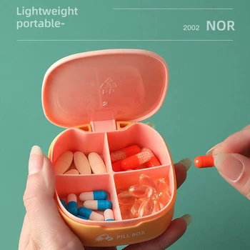 Nešiojamų Mini Tabletes Atvejais, Papuošalai Saldainiai Talpinimo Vitamino Medicina Tablečių Dėžutė Atveju Konteineris