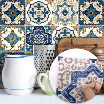Maroko Plytelės, PVC, atsparus Vandeniui Lipni, Tapetai, Baldai Vonios kambarys 