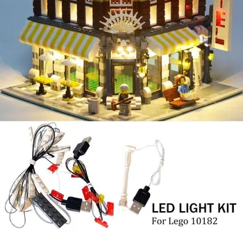 Įsižiebti Rinkinys Lego Sukurti Kavinė Kampas Suderinama Su 10182 Led Šviesos Rinkinys