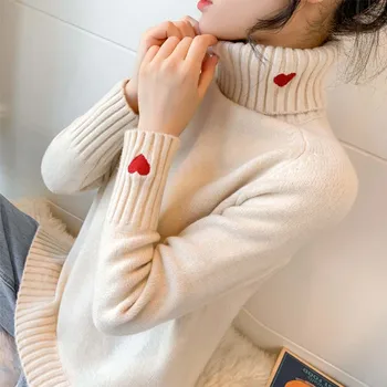 Naujas sutirštės ir prarasti meilę, rudenį ir žiemą, 2019 m. puloveris užsienio oro vientisos spalvos, žemiausią palaidinė moterims