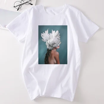 JJ18 Print T Shirt Frauen Sommer T-shirt Kawaii Kurzarm T Viršūnes Weibliche T-shirt Kleidung