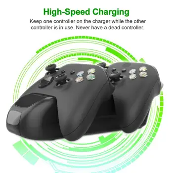 Tvarkyti Dual Charging Dock For Xbox Serijos X Belaidis Valdiklis Žaidimas Įkrovimo Dokas Stendas Su Įkraunama