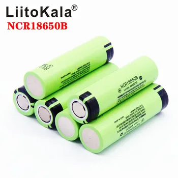 LiitoKala Naujas Originalus NCR18650B 3.7 v 3400 mah 18650 Ličio Įkraunama Baterija Žibintuvėlio baterijos