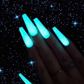 Švyti Tamsoje Šviesos Gel Nails Plėtiniai Poli UV Builder Gelio Nagų lakas Lakas 15ml Nagų Dailės Dizaino Karštas Manikiūras