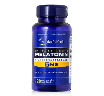 Greitas Išleisti Melatonino 5 mg 120 Skaičiuoti Nakties Miego Pagalbos nemokamas pristatymas