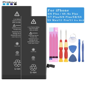 IPhone 6 6S Plius 7 8 Plus X Xs Max Xr 11 Pro Max Didelės Talpos Bateria Pakeitimo Batterie Už iPhone6