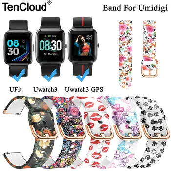 Riešo Dirželis Umidigi UWatch 3 GPS Band Apyrankę Umidigi Ufit/Uwatch GT Apyrankė Silikono Spalvos Smart Watch Priedai