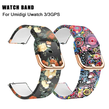 Riešo Dirželis Umidigi UWatch 3 GPS Band Apyrankę Umidigi Ufit/Uwatch GT Apyrankė Silikono Spalvos Smart Watch Priedai