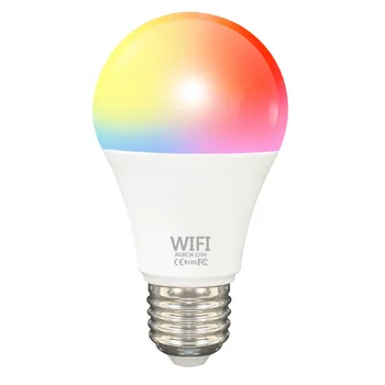 RGB WiFi Smart Lemputė E27 B22 Pritemdomi LED Lempos Tuya APP 