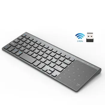 2.4 Ghz Usb Wireless Mini Klaviatūra Susitiko Nummer Touchpad Numeriek Toetsenbord Voor 