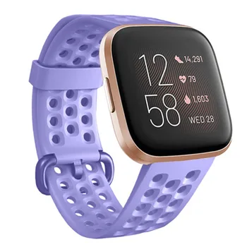 Už Fitbit Versa 2/Versa/Versa Lite Pakeisti Dirželį, Nelaidžius Orui Sporto Silikono Watchband Vyrai Moterys Smartwatch Dirželis