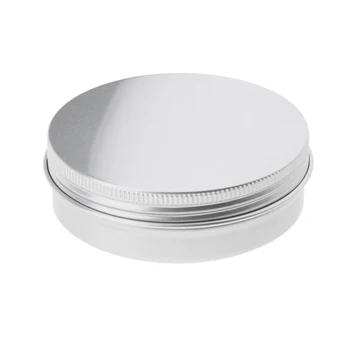 10vnt Tuščias Aliuminio Kosmetikos Puodą Jar Alavo Konteinerių Kremas, Lūpų Balzamas 100ML