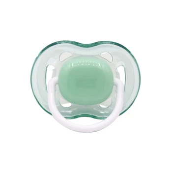 Kūdikių silikono pacifiers raminantis kūdikių įkandimų ir komfortą tiekimą naujagimiams komfortą speneliai Plokšti, apvalūs pacifiers