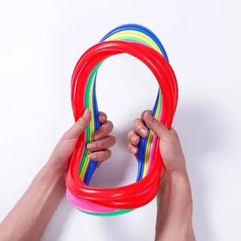 Lauko Įdomus Žaidimas Šokinėja Žiedas Darželio Grotelės Šuolis Žiedas Nustatyti Žaislai Hopscotch Peršokti Prie Tinklo Vaikų Mokymo Įrangą