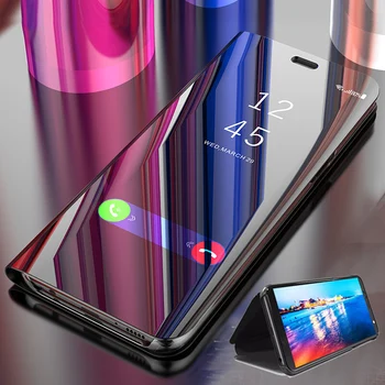 Smart Veidrodis Telefoną Atveju Xiaomi Redmi 7 pastaba Atveju dėl Xiomi Redmi 7 Pastaba Padengti Redmi 7 K20 Pro 4x 5 Plius 6A Raudona Mi 6 Pastaba Pro
