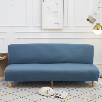 Armless Sofa-Lova Padengti Lankstymo Šiuolaikinės Sėdynių Užvalkalai Ruožas Sofos Dangtelis Be Porankiu Raštas Elastinga Spandex