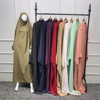 Musulmonų Eid Moterų Gobtuvu Abaja Suknelė Malda Drabužis Ilgai Khimar Hijab Jilbab Abaja Pilnas Draudimas Ramadanas Suknelė Abayas Islamo Niqab