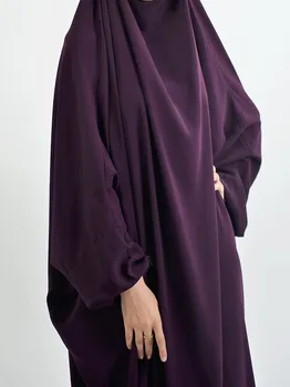 Musulmonų Eid Moterų Gobtuvu Abaja Suknelė Malda Drabužis Ilgai Khimar Hijab Jilbab Abaja Pilnas Draudimas Ramadanas Suknelė Abayas Islamo Niqab