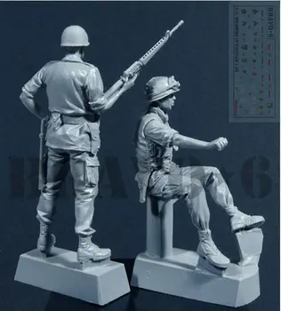 1/35 mastelis, lieto dervos baltos spalvos modelis II Pasaulinio Karo JAV karys modelis turi rankinis dažymas modelis nemokamas pristatymas