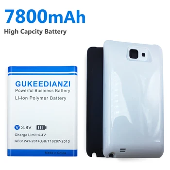 7800mAh Didelės Talpos Bateriją, Skirtą Samsung GALAXY Note i9220, N7000 Li-jonų Polimerų Baterija EB615268VU+Nemokamas Bateria galines Duris Dangtis