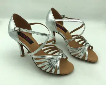 Naujas Fashional moterų lotynų šokių batai, šokių salsos bateliai tango batai vakarėlių ir vestuvių batai pritaikyti spalva 6287SP
