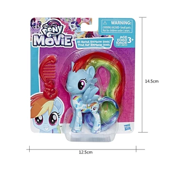 8cm Hasbro My Little Pony Anime Pav Lėlės, Žaislai Mergaitėms Veiksmų Skaičius, Vaikų Žaislai Vaivorykštė Brūkšnys Lėlės Priedai Gimtadienio Dovana