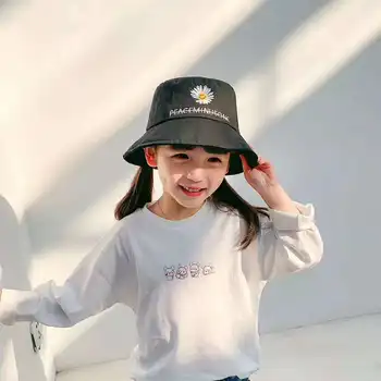 Vaikai žvejo skrybėlę pavasario ir vasaros naują laišką, saulėgrąžų baseino skrybėlę universalus lauko vasaros saulės šešėlių studentas saulės skrybėlę