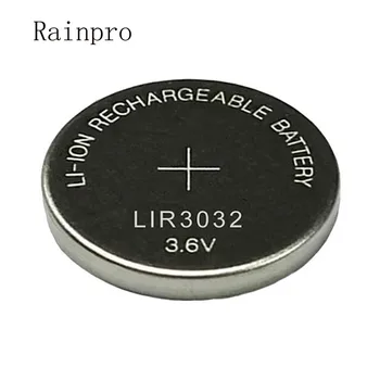 1PCS/DAUG LIR3032 3.6 V įkrovimo mygtuką baterijos