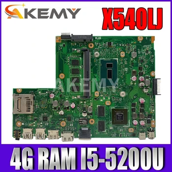 Akemy X540LJ plokštę Už Asus X540L F540LA X540LA Nešiojamas plokštė 4G RAM, I5-5200U GT920M-2GB REV2.1 Bandymas darbas