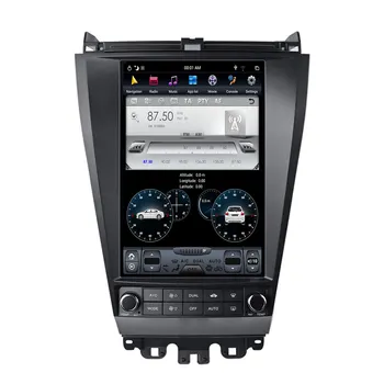 Honda Accord 7 4G SIM Tesla Ekranas Android Px6 Automobilio Multimedijos Grotuvas Stereo Carplay GPS Navigacijos Galvos Vienetas DVD