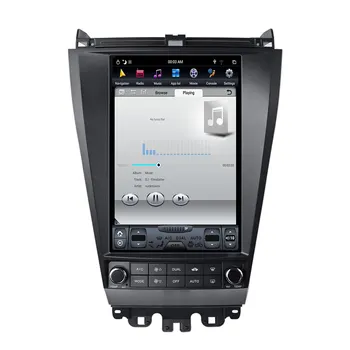 Honda Accord 7 4G SIM Tesla Ekranas Android Px6 Automobilio Multimedijos Grotuvas Stereo Carplay GPS Navigacijos Galvos Vienetas DVD