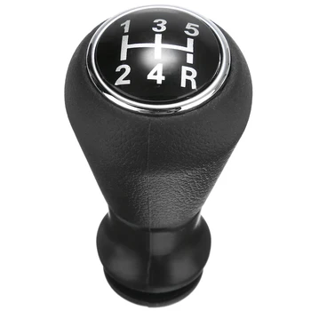 Universali Juoda 5 Greičio Pavarų Stick Shift Mygtukas Skirtas Pakeisti CITROEN C1 C3 C4 už Peugeot 206 207 306 307 100*46mm
