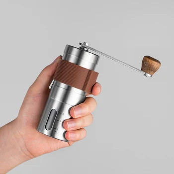 Nešiojamų Kavos Malūnėlis Mini Nerūdijančio Plieno Rankų Vadovo Rankų Darbo Kavos Pupelės Burr Šlifavimo Malūnas Virtuvės Įrankis Šlifavimo