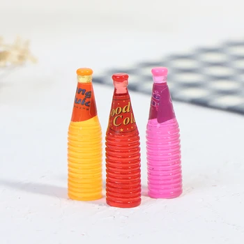 10vnt/Set Dervos Mini Vyno Butelių Miniatiūriniai Lėlių Modeliavimas Apsimesti Žaisti Lėlės Maisto gėrimai Priedai