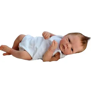 46 Cm Modeliavimas Reborn Baby Doll viso Kūno Silikono Vaikų Dovana Gimtadienio Dovana, Naujas Gimęs Kūdikis Elementus, Žaislai Mergaitėms