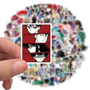 10/50/100vnt Animacinių filmų Anime Yu Yu Hakusho Lipdukai Pasidaryk pats Apdailos Lagaminas, Nešiojamas Riedlentė Mobiliojo Telefono dėklas atsparus Vandeniui Lipdukas