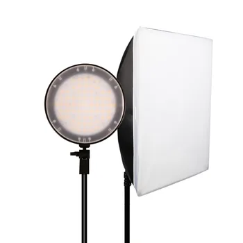 GSKAIWEN Fotografijos Bi-color 3200K-5500K Pritemdomi LED Vaizdo Lemputė Šviesos Studija Rinkinys su Softbox Trikojo Fotografijos užpildykite šviesa