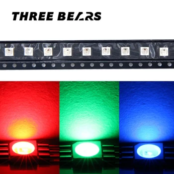 100-1000PCS WS2812B RGB LED Lustas 5050 SMD Baltos spalvos, Versija SK6812 Individualiai Adresuojamo Chip Pikselių DC5V