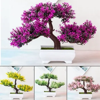 Nauji Dirbtiniai Augalai Pušies Bonsai Nedidelis Medis Vazoniniams Augalams Netikrą Vazoninių Gėlių Ornamentais Namų Apdailos Viešbučio Sodas Dekoras