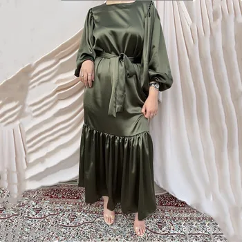 Caftan Abaja Dubajus Turkijos Islamo Kaftan Musulmonų Suknelė, Hijab Afrikos ilgos Suknelės Moterims Skraiste Arabe Musulman Djellaba F