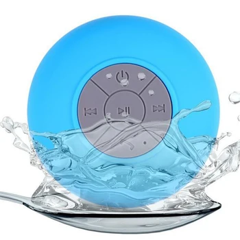 Nešiojamą Belaidį Bluetooth Garsiakalbį Vonios Vandeniui Stereo Muzikos Garsiakalbis Su Siurbimo Taurės, Mini 8CM, Universalus Garsiakalbis