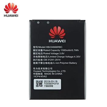 Originalus HB434666RBC 1500mAh Baterija Huawei Maršrutizatorius E5573 E5573S E5573s-32 E5573s-320 E5573s-606 E5573s-806 Mobilusis telefonas